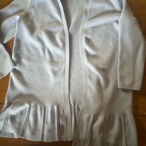 Talbots Petite Light Purple Open Cardigan, MP